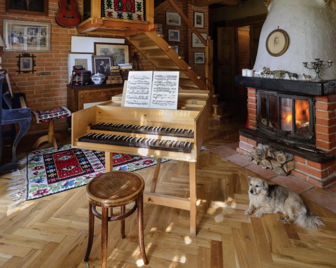 Винтажный интерьер дома в польской деревне Мазовше