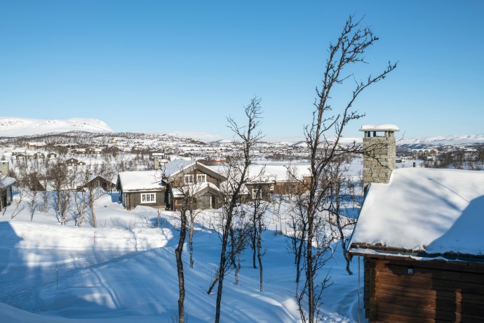 Бревенчатый дом на горнолыжном курорте Гейло, Норвегия