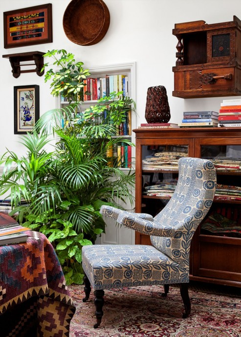 Домашняя студия текстильного дизайнера Натали Фарман-Фарма в Лондоне