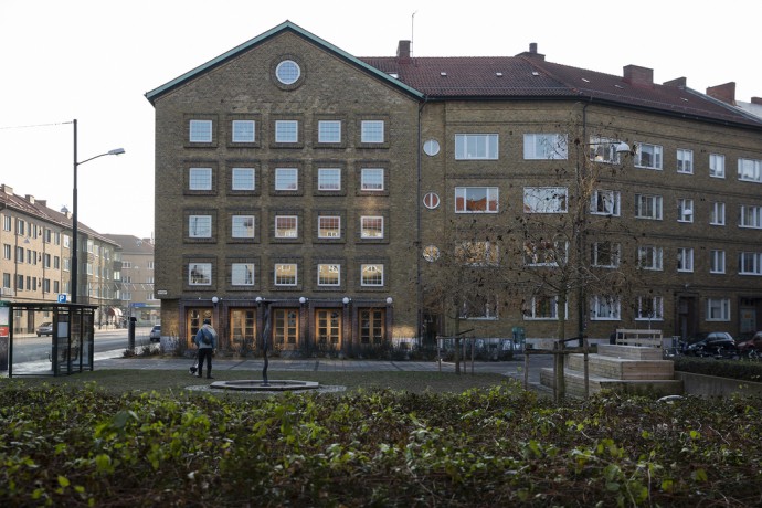 Лофт площадью 42 м2 в шведском промышленном здании, построенном в 1930-х годах