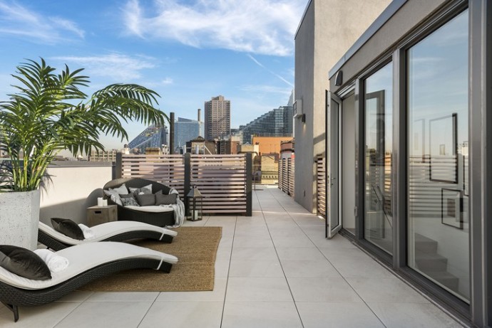 Апартаменты с террасой в Нью-Йорке