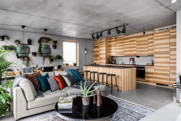 Шведская квартира-лофт площадью 95 м2 Шведская квартира-лофт площадью 95 м2