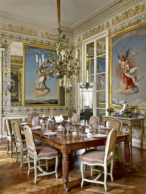 Парижские апартаменты одного из основателей дома моды Yves Saint Laurent Пьера Берже