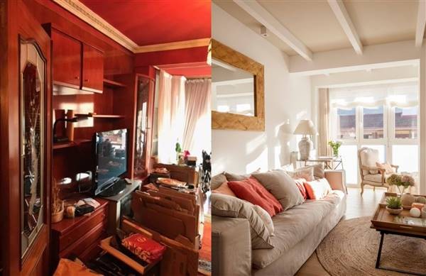 До и после: обновлённый интерьер тёмной квартиры в Бильбао, Испания