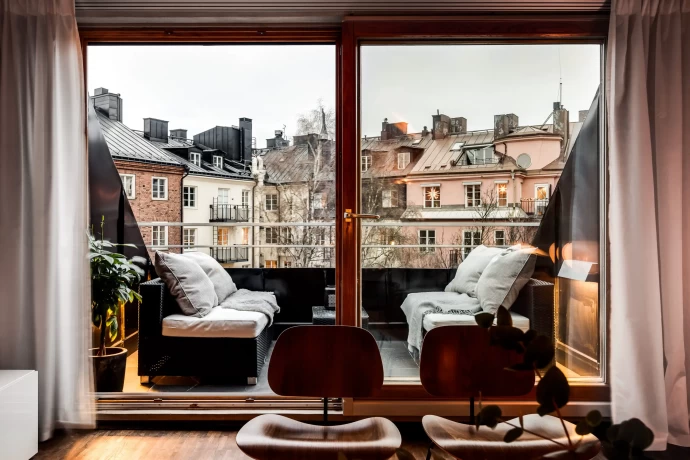 Мансардная квартира площадью 78 м2 в Швеции