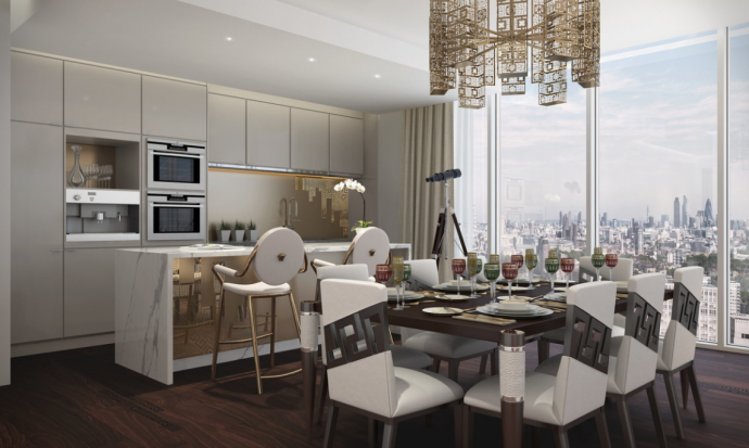 Интерьеры лондонской высотки DAMAC Tower, созданные в сотрудничестве с Versace Интерьеры лондонской высотки DAMAC Tower, созданные в сотрудничестве с Versace