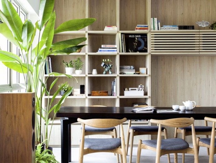 Дом с открытой планировкой в Сингапуре Дом с открытой планировкой в Сингапуре