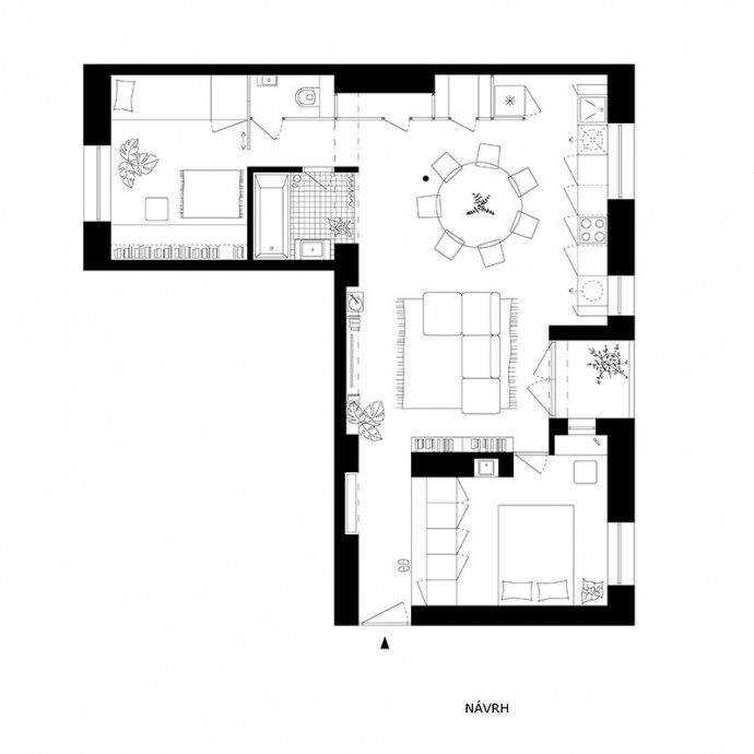 Квартира площадью 67 м2 в Братиславе, Словакия