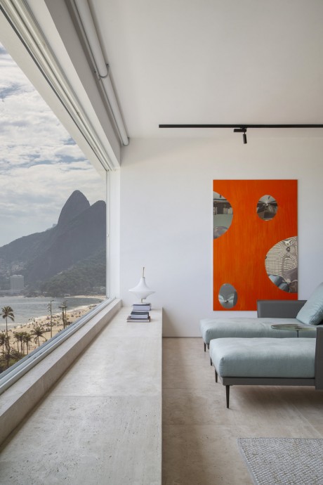 Просторные апартаменты с видом на пляж Ипанема в Рио-де-Жанейро
