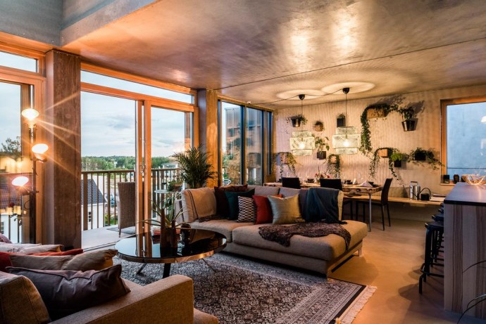 Шведская квартира-лофт площадью 95 м2 Шведская квартира-лофт площадью 95 м2