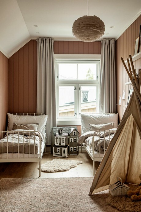110-летний дом дизайнера Майи Сетран в городке Тронхейм, Норвегия