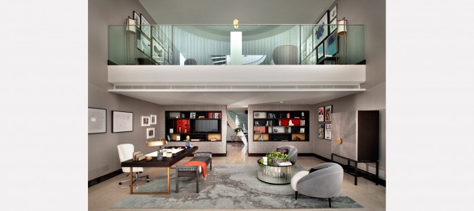 Апартаменты в новом лондонском высотном жилом комплексе премиум-класса The Corniche