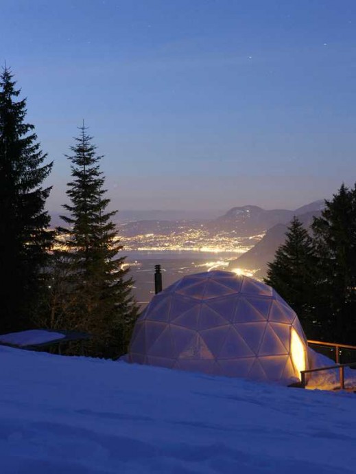 Эко-курорт Whitepod в Швейцарии