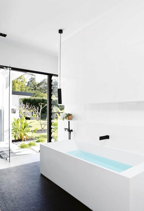 Дом в стиле модерн с монохромной палитрой в Австралии