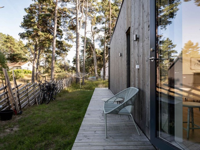 Деревянный дом площадью 84 м2 в Швеции