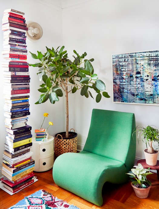 Квартира владелицы магазина цветов Popup Florist Келси Хейс в Нью-Йорке