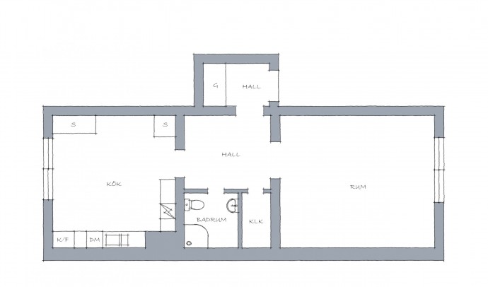 Шведская квартира площадью 53 м2