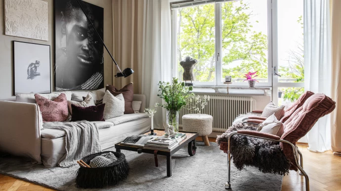 Квартира дизайнера Ребекки Валлерфельт в Лидингё, Швеция
