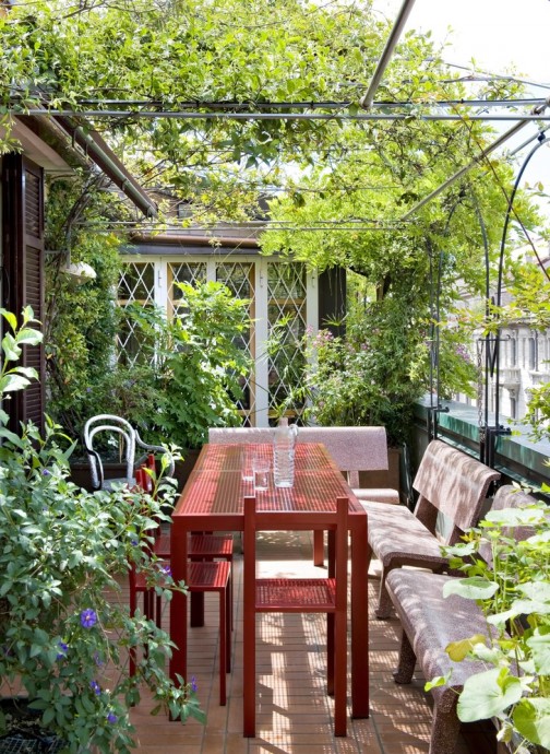 Квартира галеристки Нины Яшар в Милане