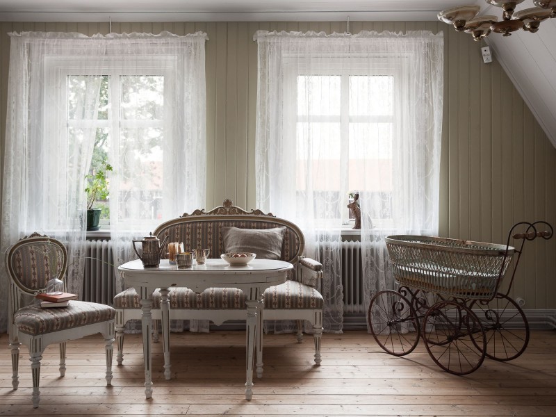 Капитально отремонтированный фермерский дом 1912 года постройки в Швеции