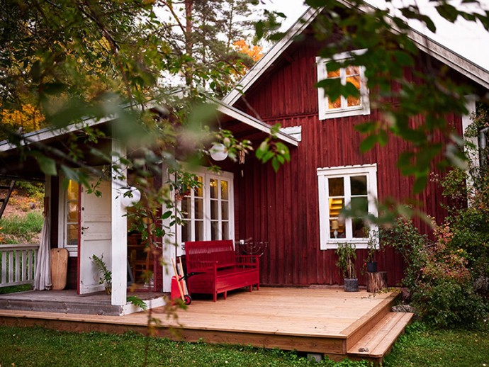 Летний дом для молодой семьи в Швеции