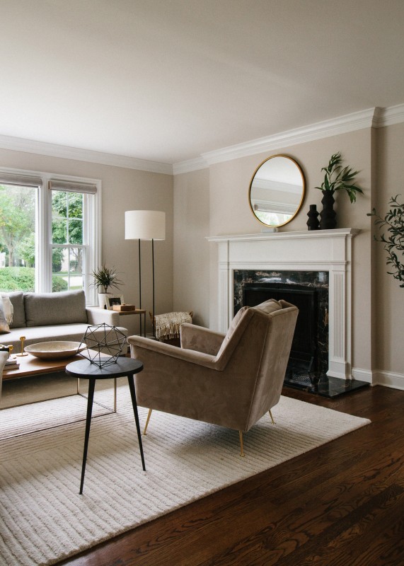 Коттедж, оформленный в нейтральных тонах Коттедж, оформленный в нейтральных тонах