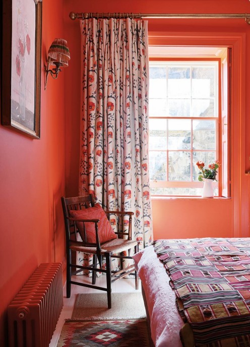 Красочный интерьер квартиры в Эдинбурге, Шотландия