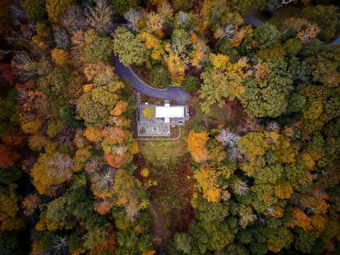 Дом, собранный за 24 часа, в пригороде Беркшира, штат Массачусетс