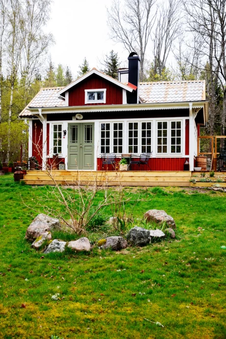 Дом блогера Линнеа Форс (@ostersaby155) в деревне Кунгсёр, Швеция