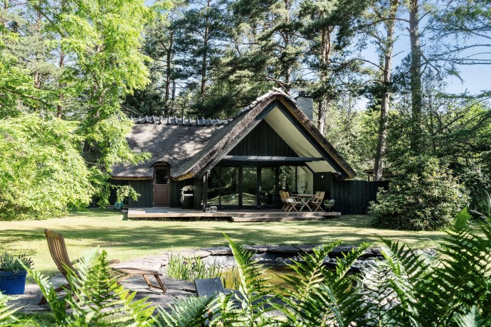 Дом площадью 80 м2 на лесной поляне в Дании
