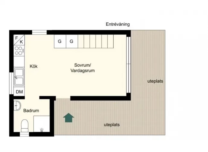 Мини-дом площадью 33 м2 в Швеции