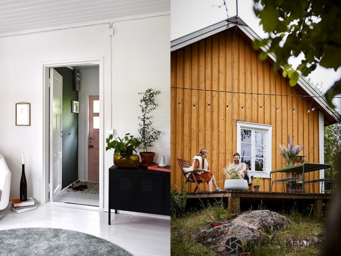 Дачный домик для молодой пары в Дании