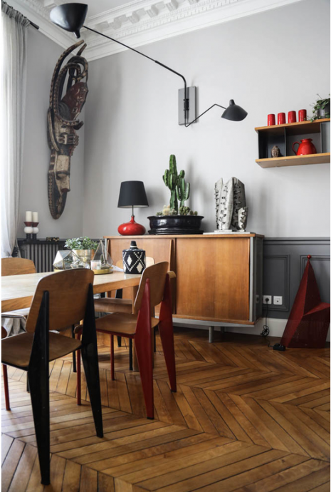 Квартира дизайнера ювелирных украшений Селин Фарауд в Париже