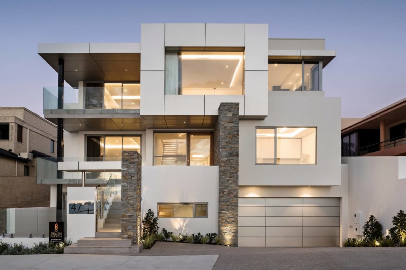 Современный трехэтажный дом в Австралии
