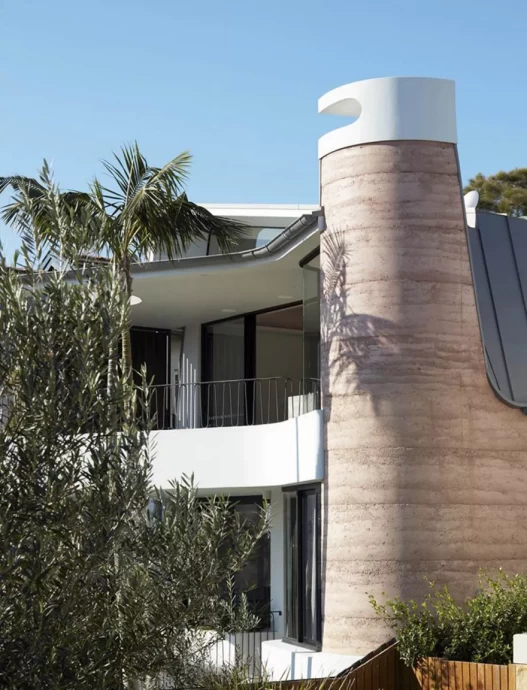 Современный дом с видом на океан в Сиднее