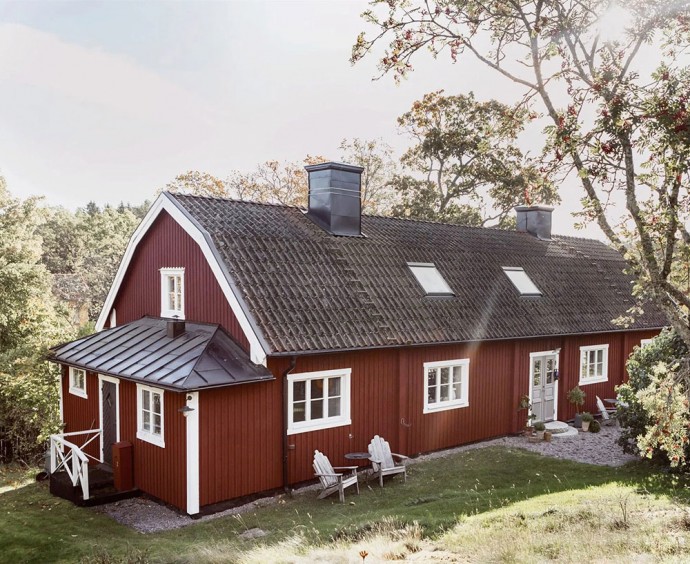 Фермерский дом 1785 года постройки в шведской коммуне Эребру