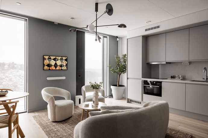 Шведская квартира-студия площадью 32 м2