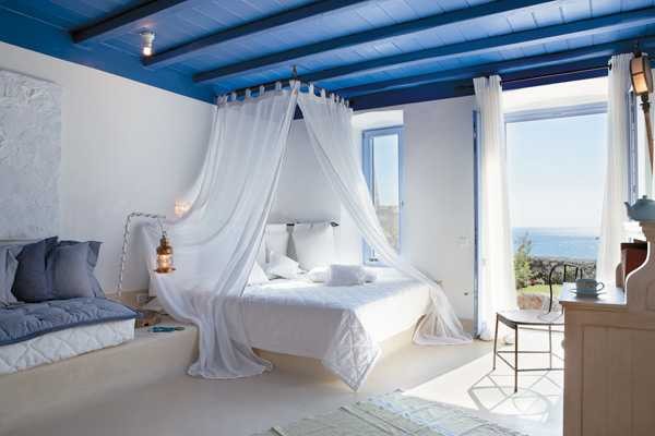 Роскошный отель Mykonos Blu на острове Миконос, Греция