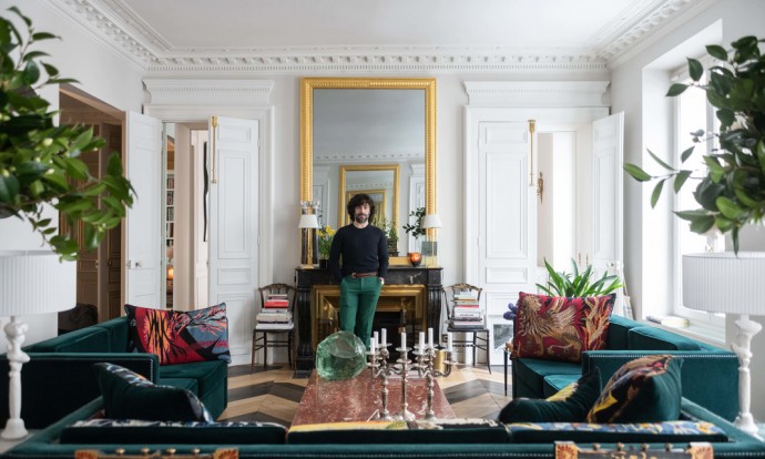 Квартира модельера Алексиса Мабилле в Париже