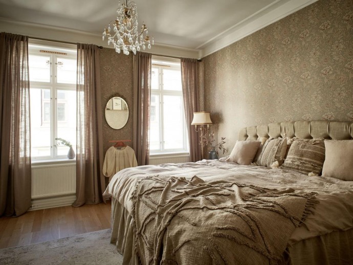 Квартира в доме конца XIX века в Гётеборге (88 м2)