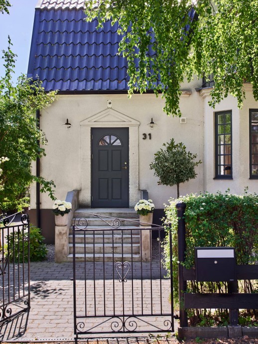 100-летний дом стилиста Сандры Лагерштедт в шведском городке Охус