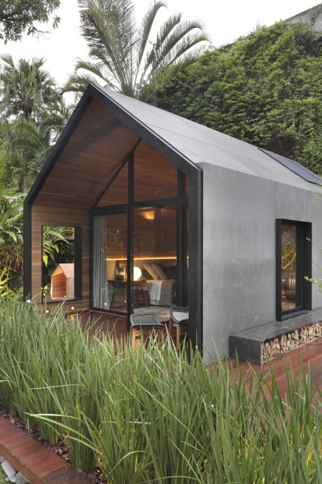 Дизайнерский экологичный домик площадью 40 м2 в Бразилии