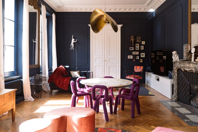 Квартира дизайнера Энн-Виолетт Эллиот в городке Мец, Франция