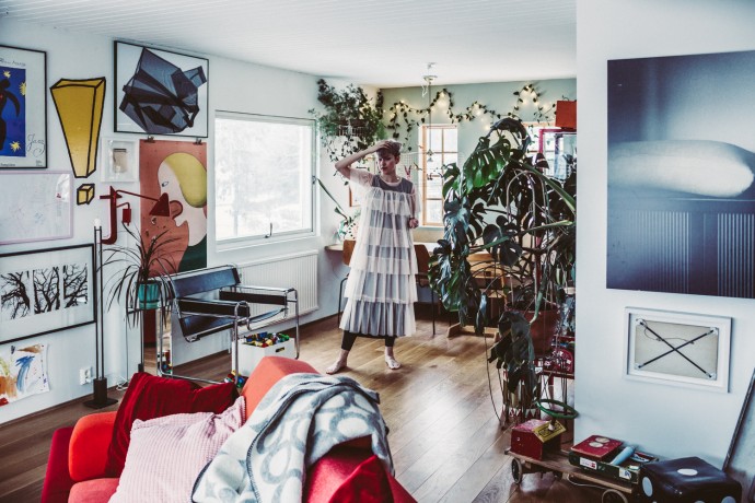 Дом дизайнера и стилиста Анны Лидстрём в Буросе, Швеция