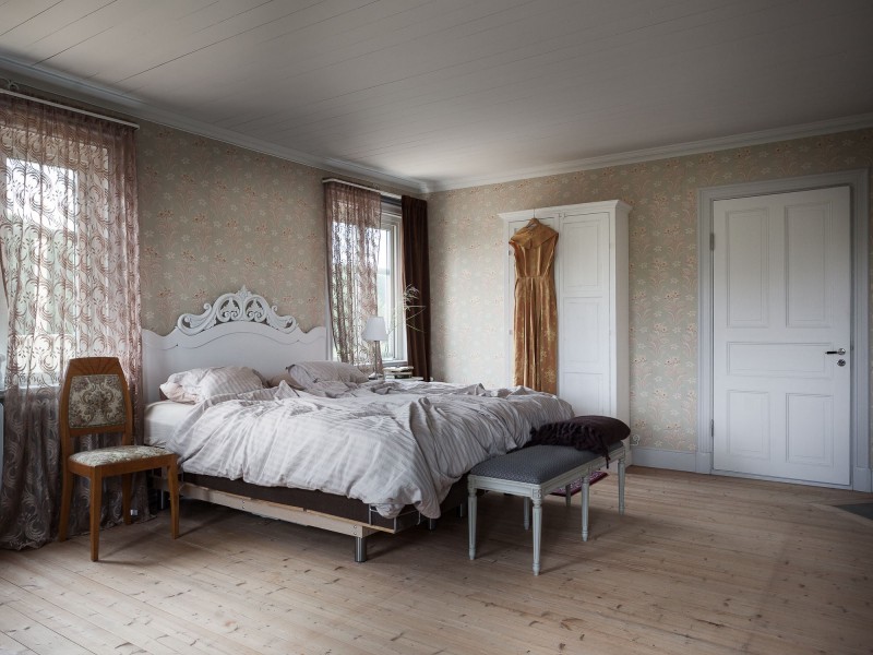 Капитально отремонтированный фермерский дом 1912 года постройки в Швеции