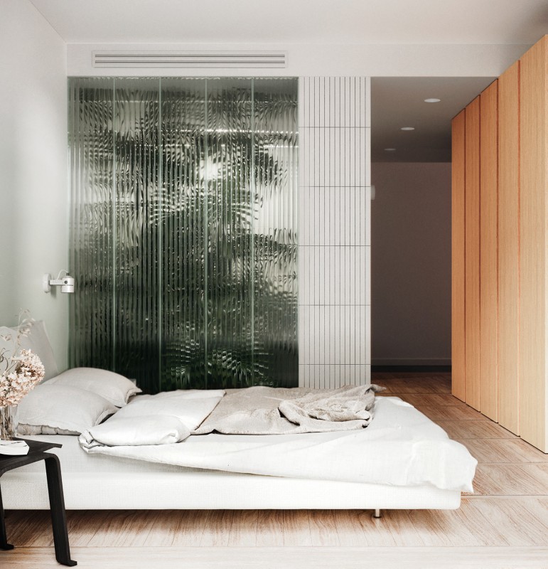 Расслабляющая атмосфера в квартире: система адаптивного освещения и открытое пространство