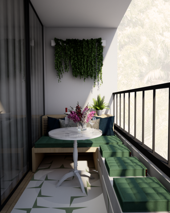 Дизайн-проект квартиры площадью 120 м2 в Рио-де-Жанейро