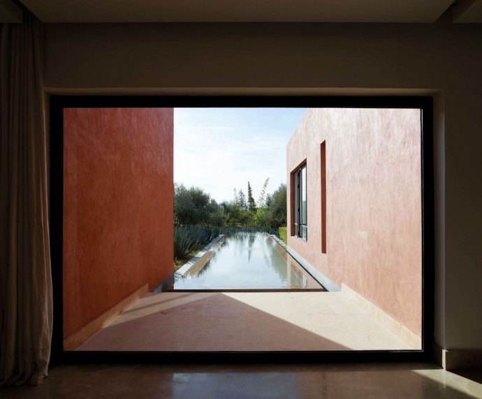 Дом галеристки Лилиан Фосетт недалеко от Марракеша, Марокко