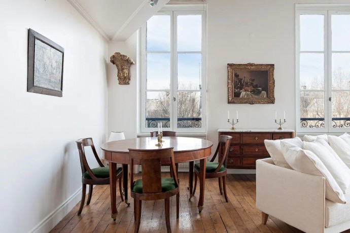 Квартира с видом на базилику Сакре-Кёр в Париже