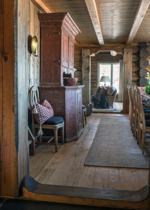 Бревенчатый дом на горнолыжном курорте Гейло, Норвегия